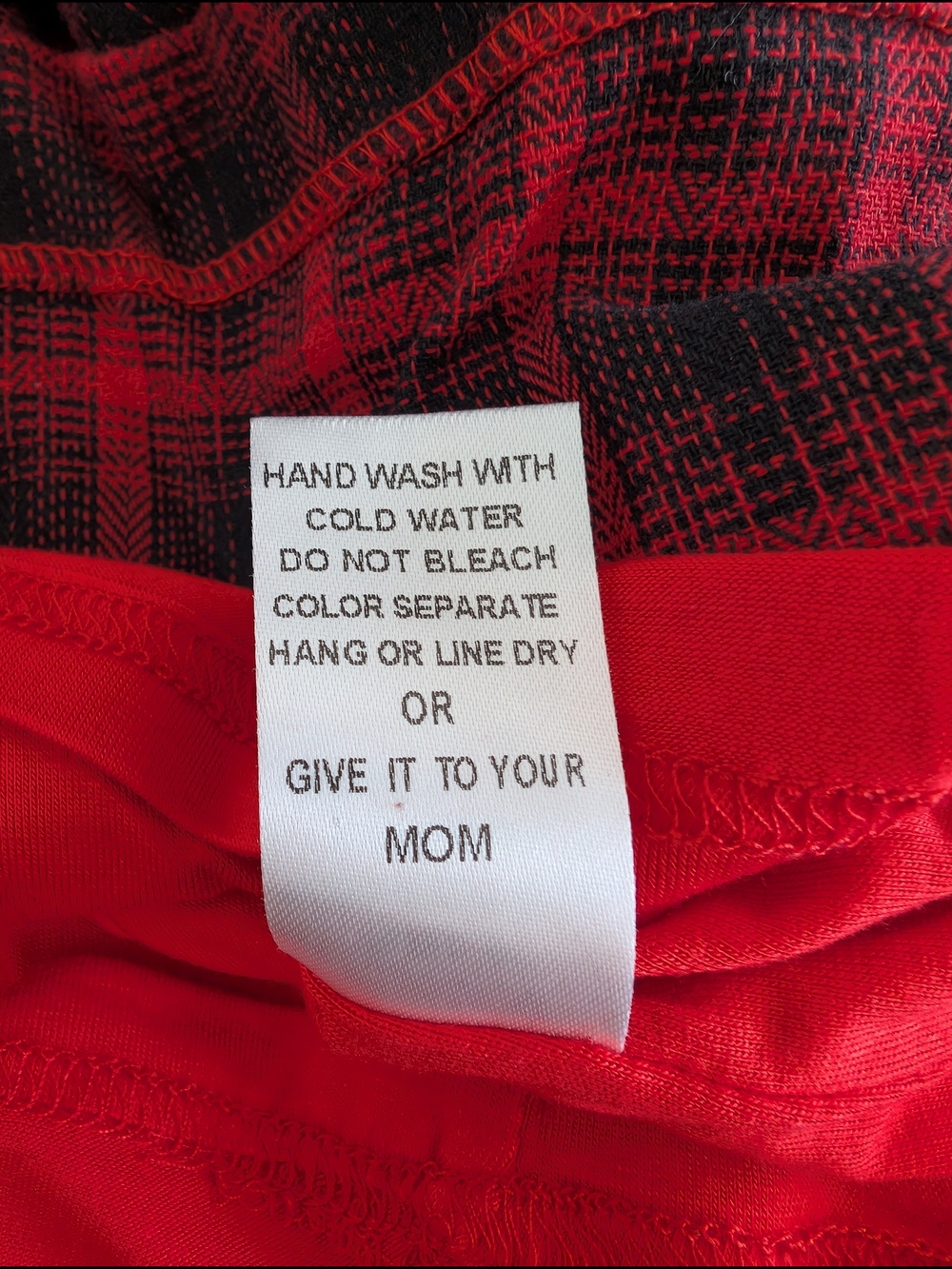 Emory Park Red And Black Plaid Wrap Skirt - Size L - Picture 9 of 10
